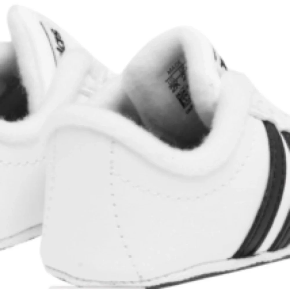 Adidas Baby White and Black Sneakers